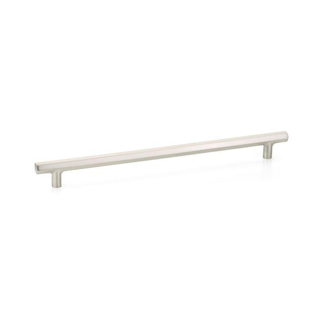 Emtek 86681US15 Mod Hex Cabinet Pull with 12" Center to Center Satin Nickel Finish.