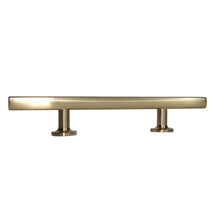 Emtek 86682US4 Freestone Extended Cabinet Pull with 3-1/2" Center to Center Satin Brass Finish.