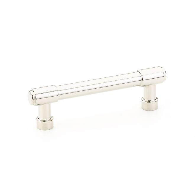 Emtek 86686US14 Jasper Cabinet Pull with 3-1/2" Center to Center Polished Nickel Lifetime Finish.