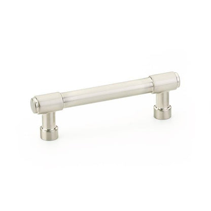 Emtek 86686US14 Jasper Cabinet Pull with 3-1/2" Center to Center Polished Nickel Lifetime Finish.