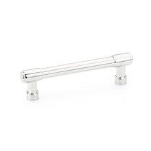 Emtek 86687US26 Jasper Cabinet Pull with 4" Center to Center Polished Chrome Finish.