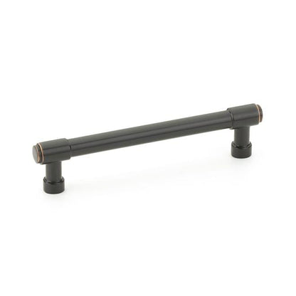 Emtek 86688US10B Jasper Cabinet Pull with 5" Center to Center Oil Rubbed Bronze Finish.