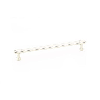 Emtek 86690US14 Jasper Cabinet Pull with 8" Center to Center Polished Nickel Lifetime Finish.