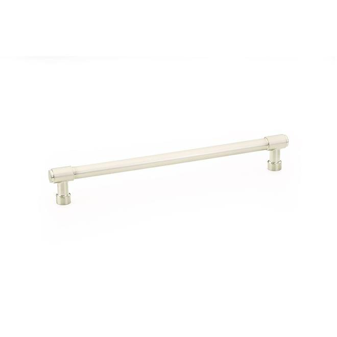 Emtek 86690US14 Jasper Cabinet Pull with 8" Center to Center Polished Nickel Lifetime Finish.