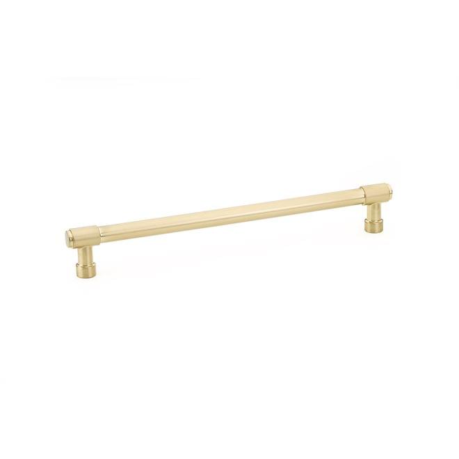 Emtek 86690US14 Jasper Cabinet Pull with 8" Center to Center Polished Nickel Lifetime Finish.