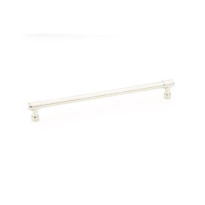 Emtek 86691US14 Jasper Cabinet Pull with 10" Center to Center Polished Nickel Lifetime Finish.