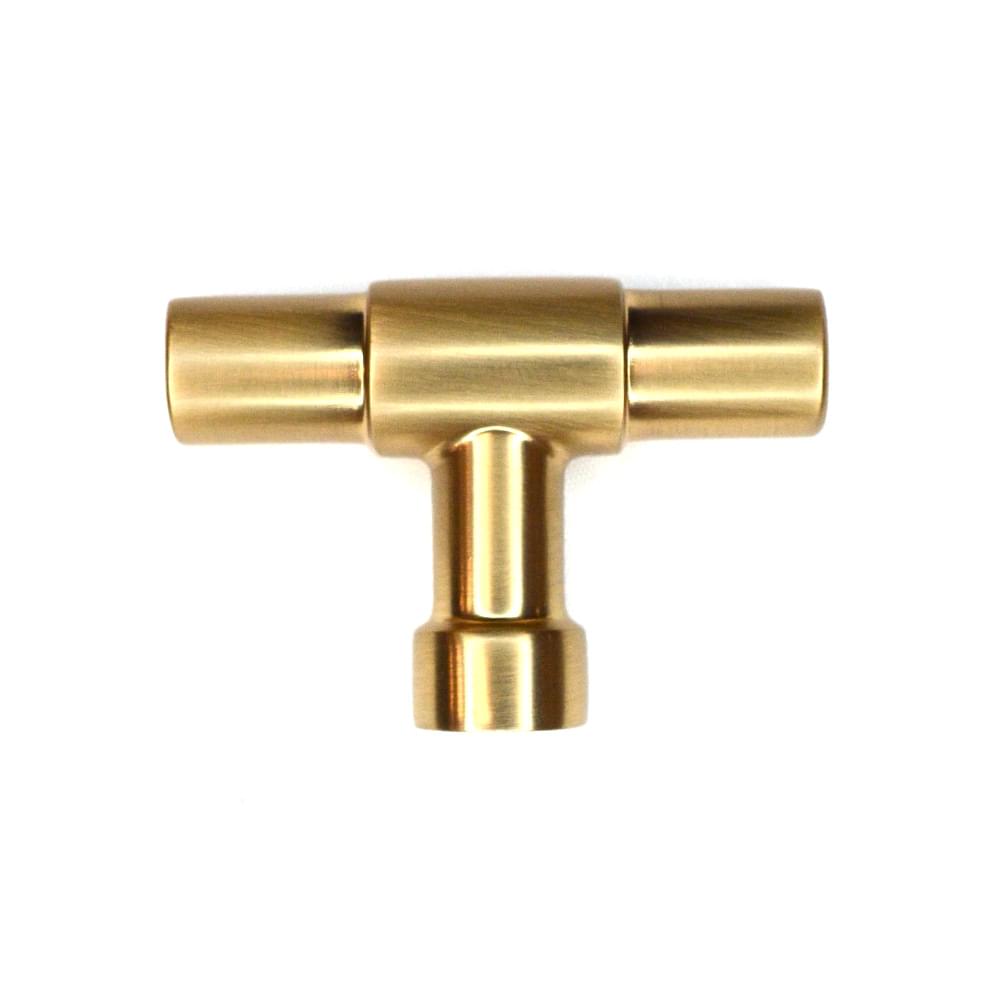 Emtek 86699US4 Jasper 2" Finger Pull Cabinet Knob Satin Brass Finish.