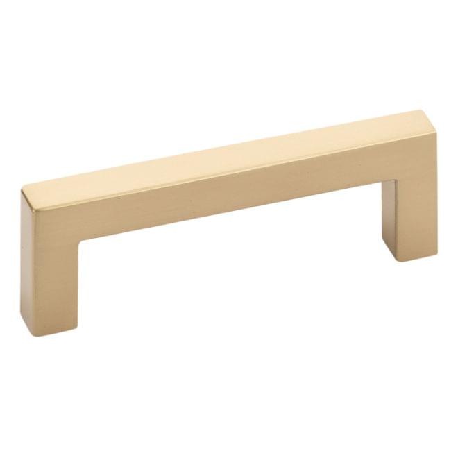 Emtek 86704US4 Warwick Cabinet Pull with 3-1/2" Center to Center Satin Brass Finish.