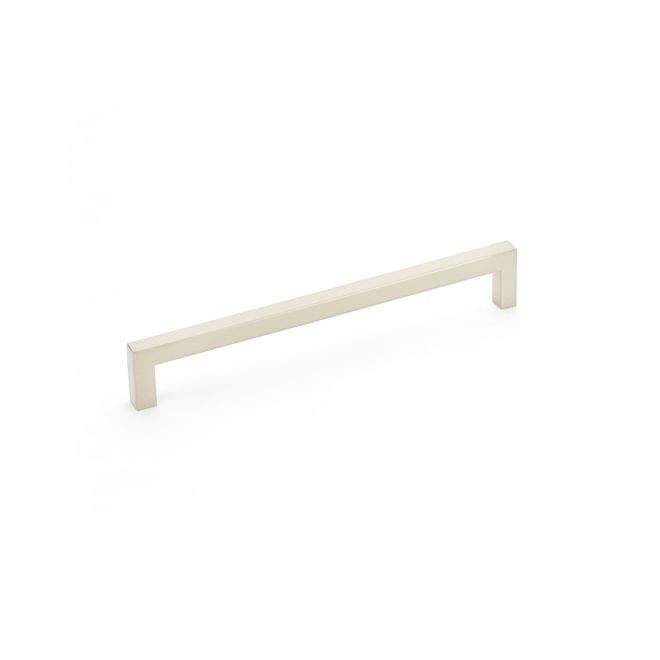 Emtek 86708US14 Warwick Cabinet Pull with 8" Center to Center Polished Nickel Lifetime Finish.