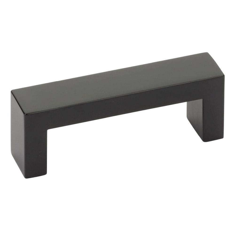 Emtek 86717US19 Keaton Cabinet Pull with 6" Center to Center Flat Black Finish.