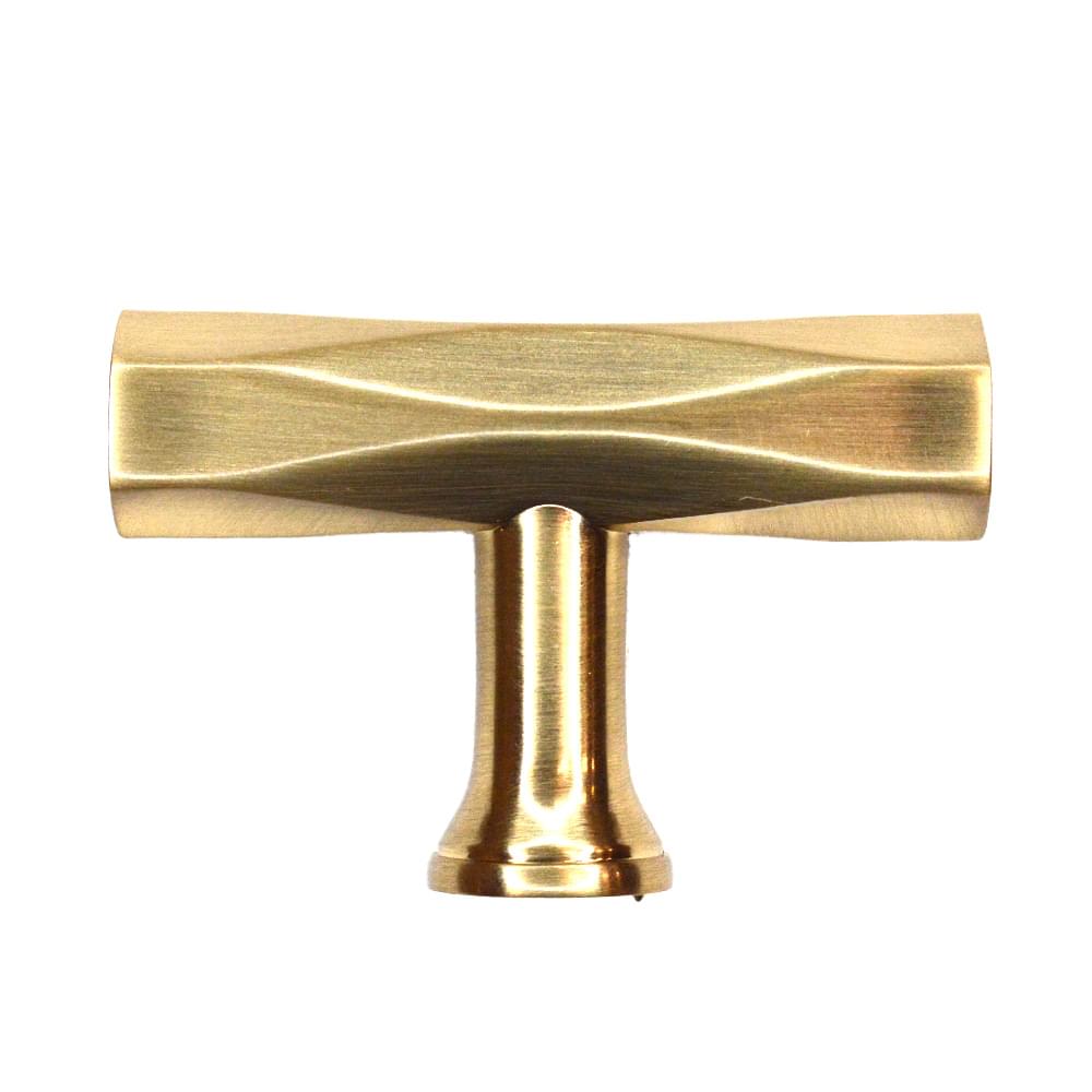 Emtek 86729US14 Tribeca T Cabinet Knob Polished Nickel Lifetime Finish.