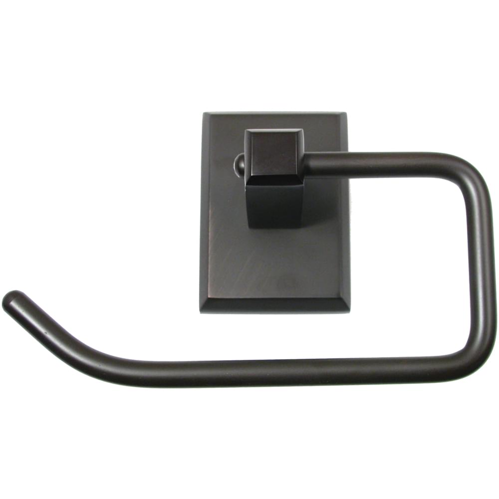 Rusticware 8707ORB Utica Euro Tissue Roll Holder Oil Rubbed Bronze Finish.