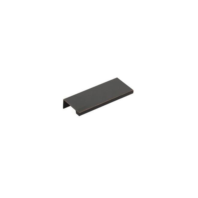 Emtek 87100US10B Edge Cabinet Pull with 3" Center to Center Oil Rubbed Bronze Finish.