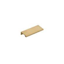Emtek 87100US4 Edge Cabinet Pull with 3" Center to Center Satin Brass Finish.