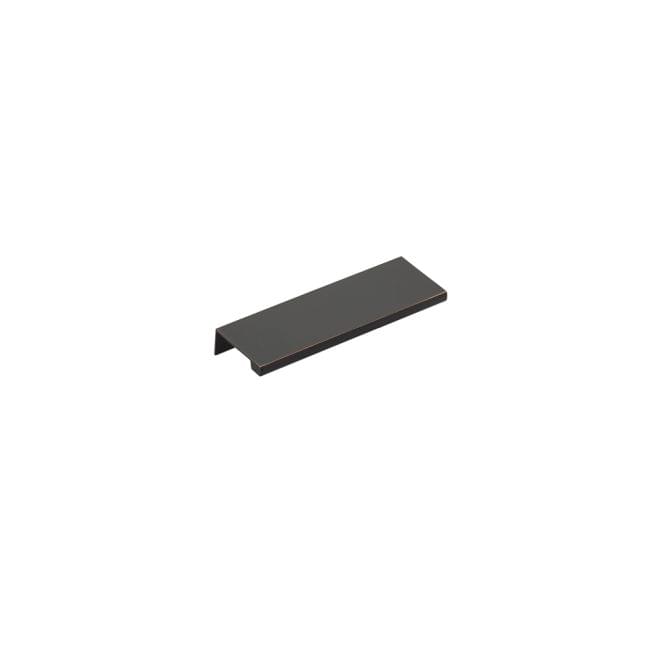 Emtek 87110US10B Edge Cabinet Pull with 4" Center to Center Oil Rubbed Bronze Finish.
