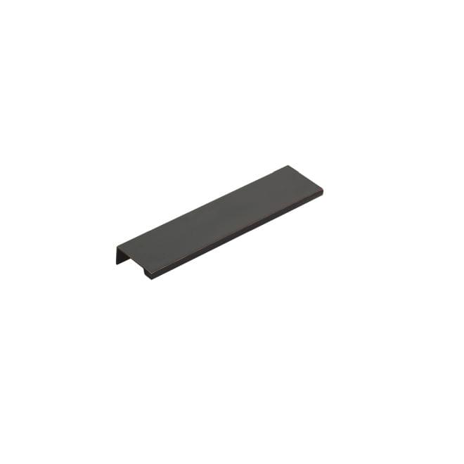 Emtek 87120US10B Edge Cabinet Pull with 6" Center to Center Oil Rubbed Bronze Finish.