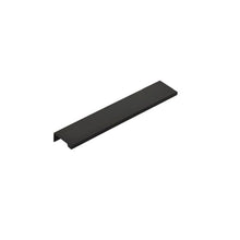 Emtek 87130US19 Edge Cabinet Pull with 8" Center to Center Flat Black Finish.