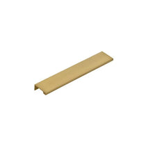 Emtek 87130US4 Edge Cabinet Pull with 8" Center to Center Satin Brass Finish.