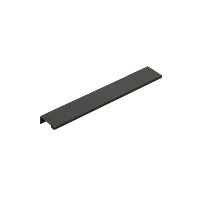 Emtek 87140US10B Edge Cabinet Pull with 10" Center to Center Oil Rubbed Bronze Finish.