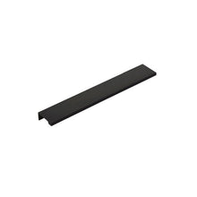 Emtek 87140US19 Edge Cabinet Pull with 10" Center to Center Flat Black Finish.