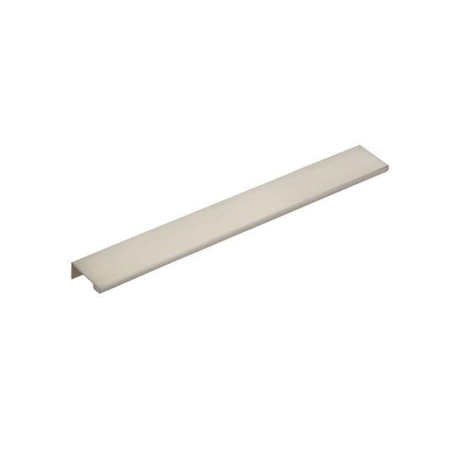 Emtek 87150US15 Edge Cabinet Pull with 12" Center to Center Satin Nickel Finish.