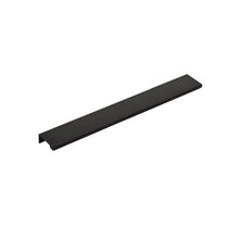Emtek 87150US19 Edge Cabinet Pull with 12" Center to Center Flat Black Finish.