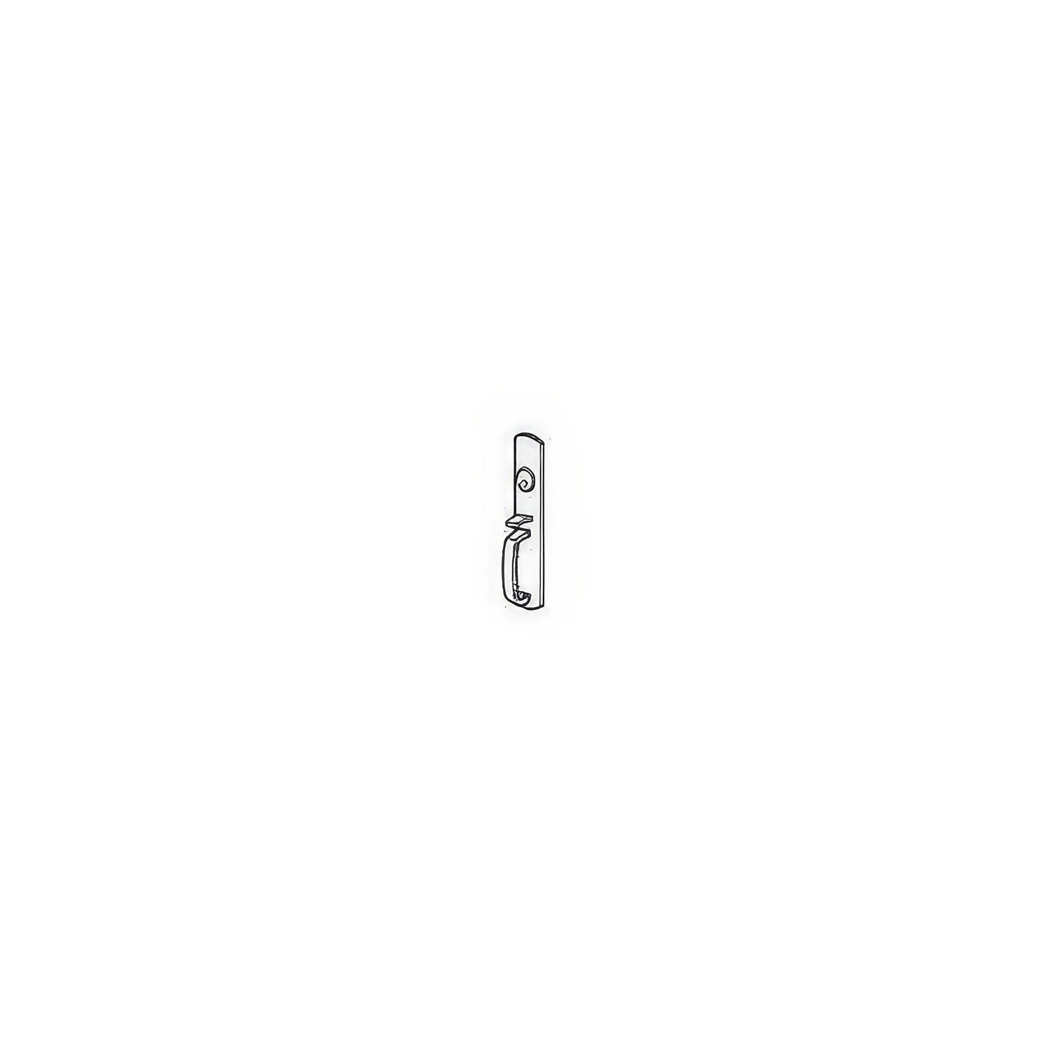 Von Duprin 880TPR Thumbpiece Trim for 88 Series Rim Exit Device