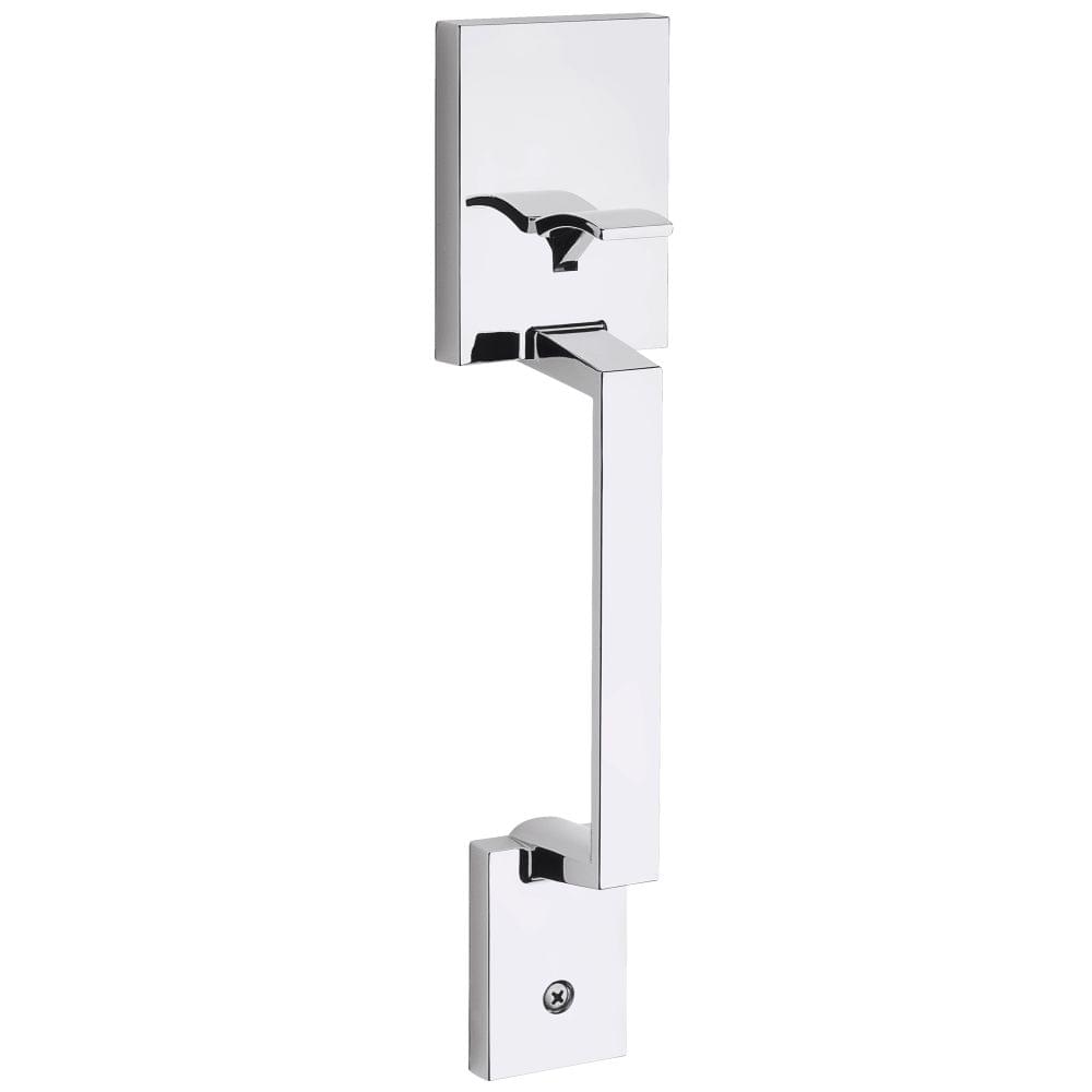 Kwikset 898AMD-15 Amador Handle Only; No Deadbolt with RCAL Latch and RCS Strike Satin Nickel Finish.