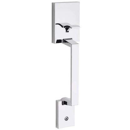 Kwikset 898AMD-15 Amador Handle Only; No Deadbolt with RCAL Latch and RCS Strike Satin Nickel Finish.