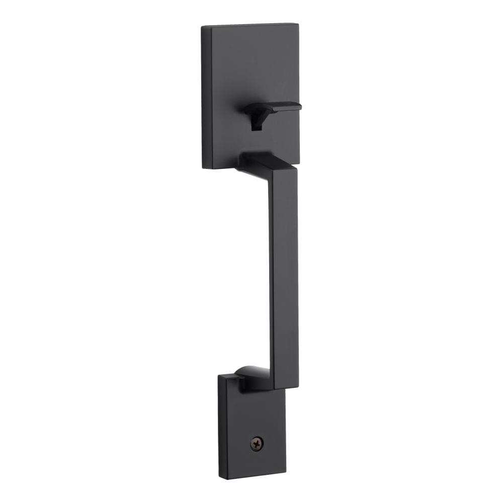 Kwikset 898AMD-15 Amador Handle Only; No Deadbolt with RCAL Latch and RCS Strike Satin Nickel Finish.