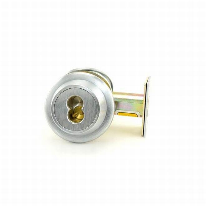 Best Access 8T37LSTK626 8T Series 2-3/4" Backset 7 Pin Single Cylinder No Turnknob Deadbolt Standard Strike Less Core.
