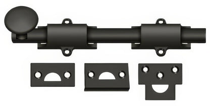 Deltana 8SB 8" Solid Brass Surface Bolt