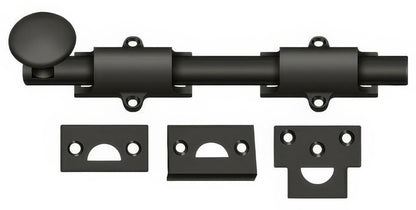 Deltana 8SB 8" Solid Brass Surface Bolt