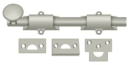 Deltana 8SB 8" Solid Brass Surface Bolt