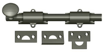 Deltana 8SB 8" Solid Brass Surface Bolt