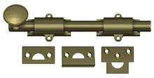 Deltana 8SB 8" Solid Brass Surface Bolt