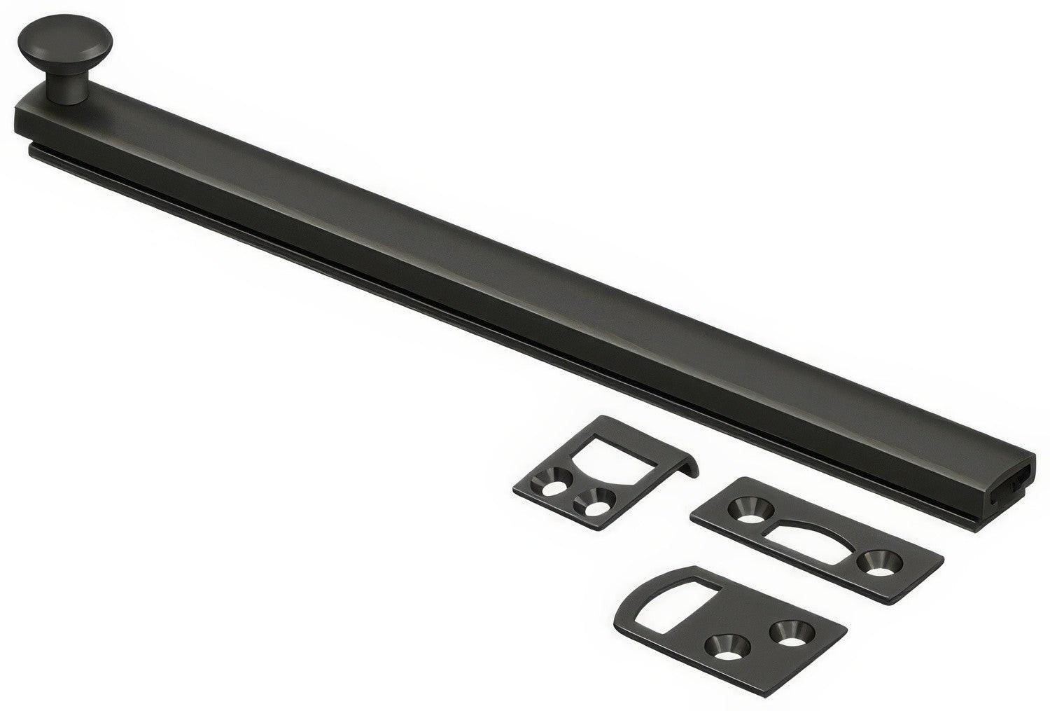 Deltana 8SBCS 8" Surface Bolt with Concealed Screws