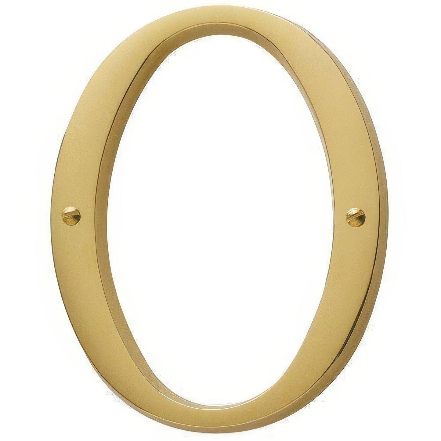 Baldwin 90670 Solid Brass House Number Zero