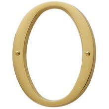 Baldwin 90670 Solid Brass House Number Zero