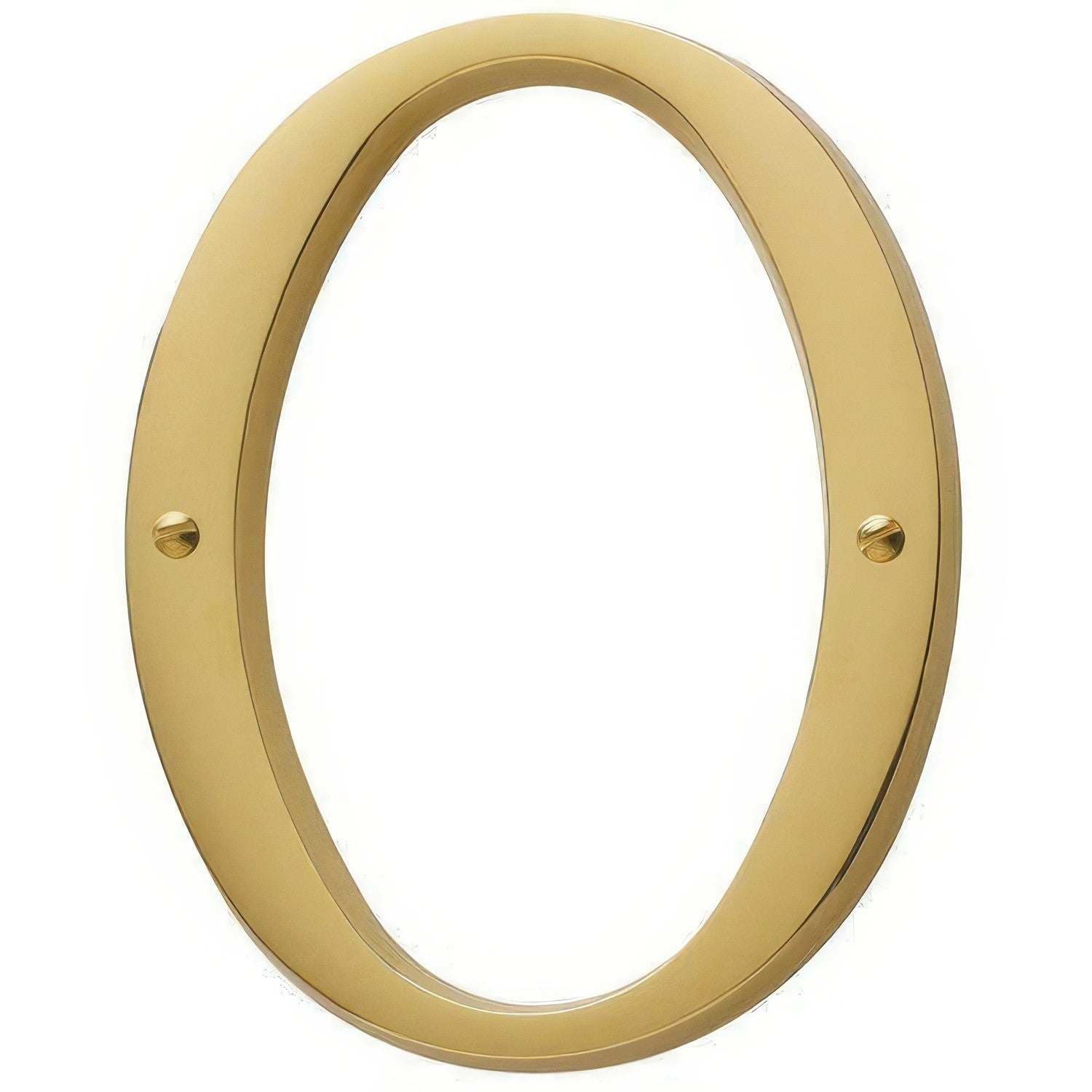 Baldwin 90670 Solid Brass House Number Zero
