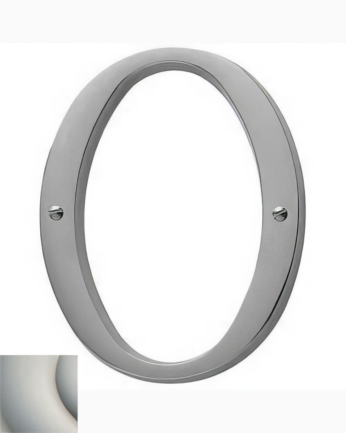 Baldwin 90670 Solid Brass House Number Zero