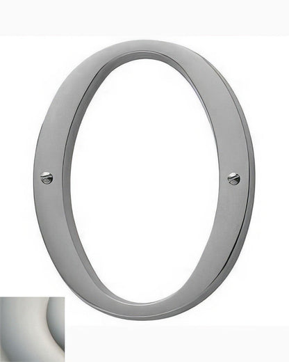 Baldwin 90670 Solid Brass House Number Zero