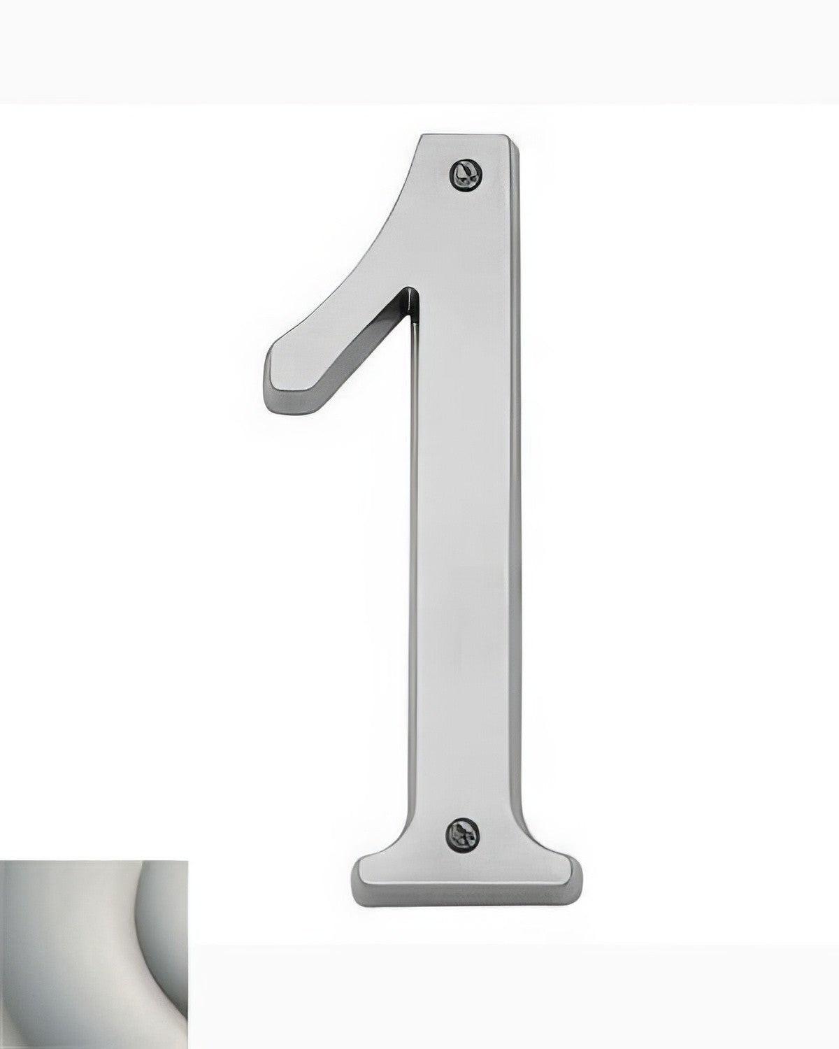 Baldwin 90671 Solid Brass House Number One