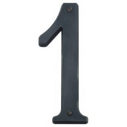 Baldwin 90671 Solid Brass House Number One