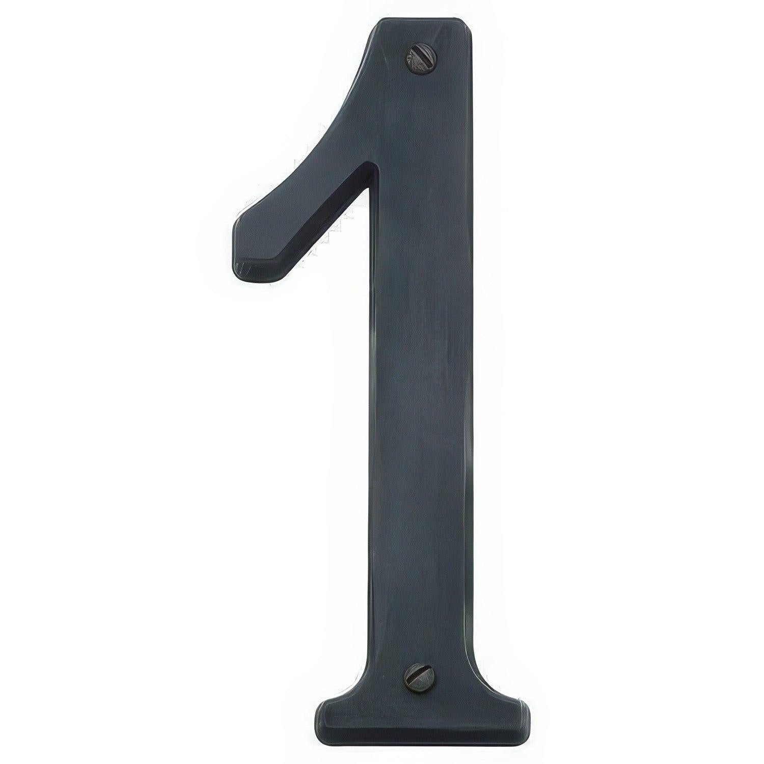 Baldwin 90671 Solid Brass House Number One