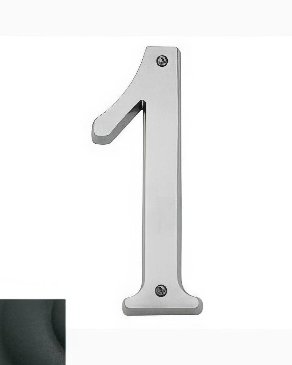 Baldwin 90671 Solid Brass House Number One