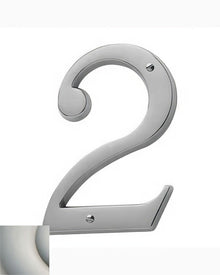 Baldwin 90672 Solid Brass House Number Two