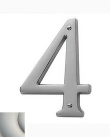 Baldwin 90674 Solid Brass House Number Four