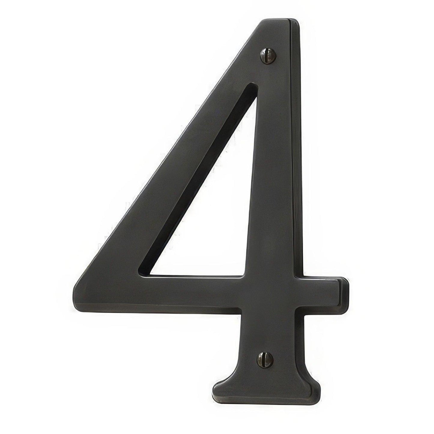Baldwin 90674 Solid Brass House Number Four