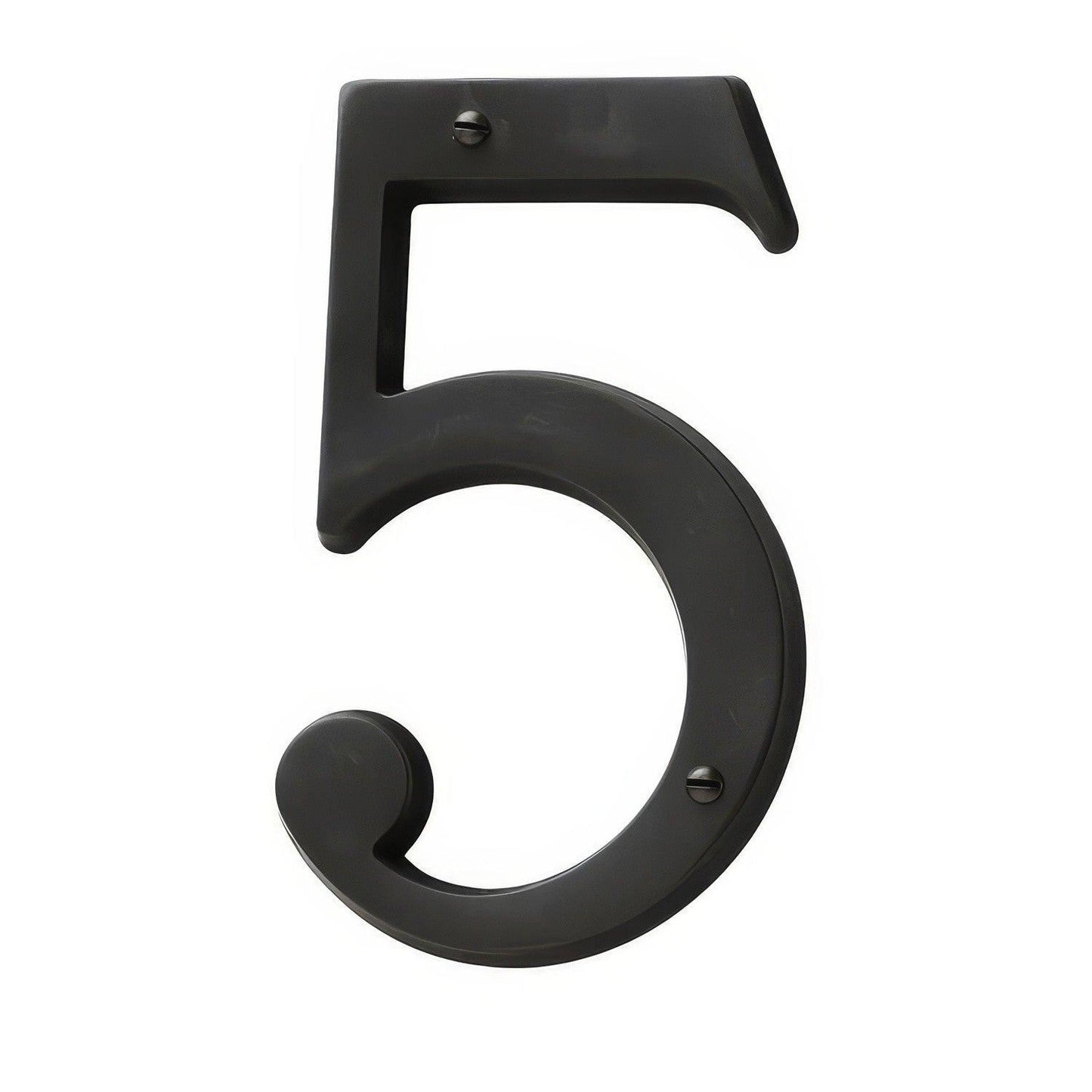 Baldwin 90675 Solid Brass House Number Five